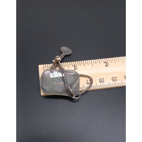 Sterling silver REO watering can and 925 Gardening Brooches Green Thumb Gift! - Picture 9 of 9